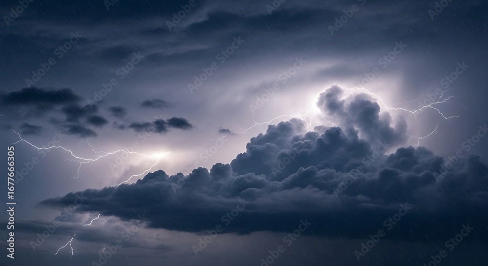 Naklejka premium Dramatic Storm Clouds.