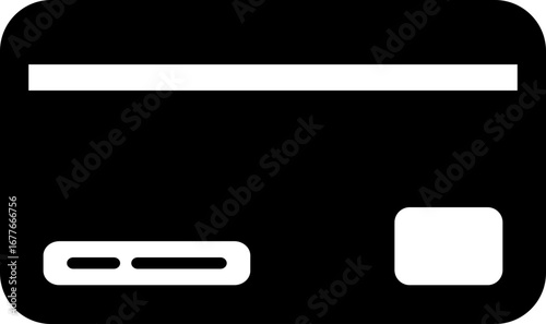 Credit card icon black flat style debit card collection, payment card vector group with finance and banking symbols, money transaction icons and credit