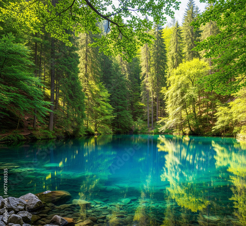 lake in the forest