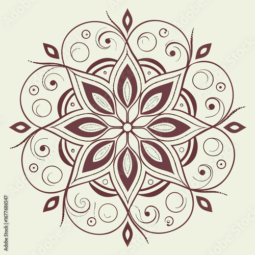 Intricate mandala pattern featuring soft harmonious gradient color transitions perfect for decorative backgrounds and artistic design projects