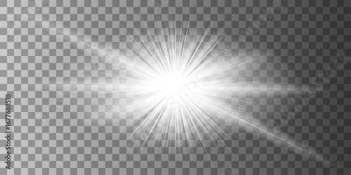 Light flare special effect. Illustration.
