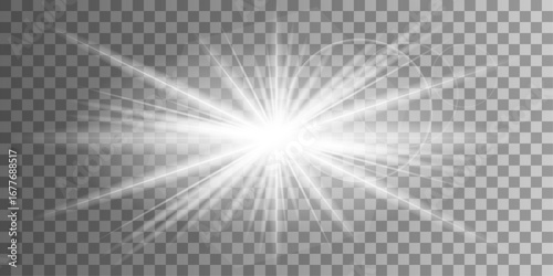 Light flare special effect. Illustration.