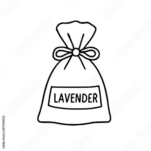 Lavender bagvector illustration