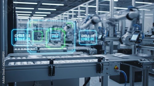 Smart Factory Automation with Robotic Arms.