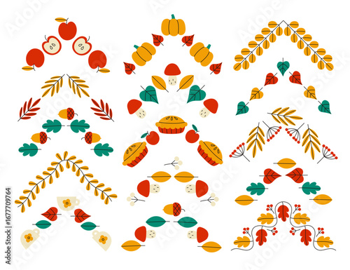 Autumn Harvest Patterns and Motifs