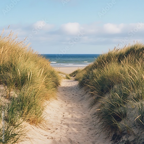 Crystal seashells reflecting light on sandy shoreline high resolution picture