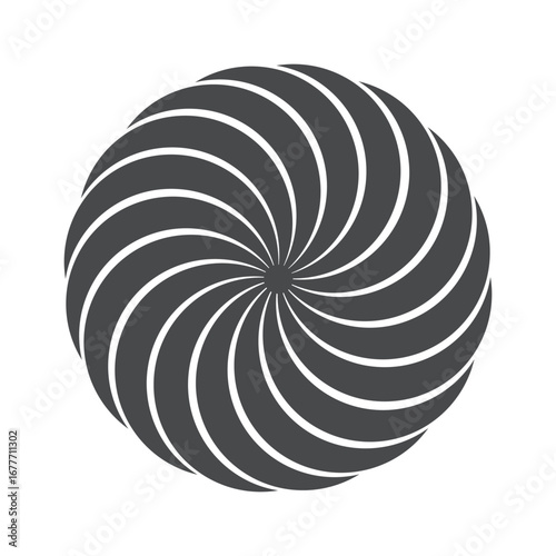 Dynamic spiral mid century geometry