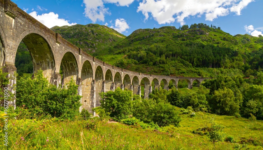 Fototapeta premium Scottish Viaduct Scenic View