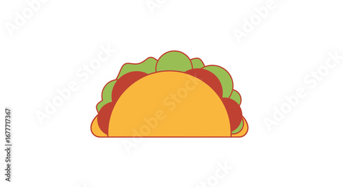 Savory Ingredients, Vibrant Colors, Culinary Delight, Fast Food, Fun Atmosphere, Top-Down View, Tasty Experience