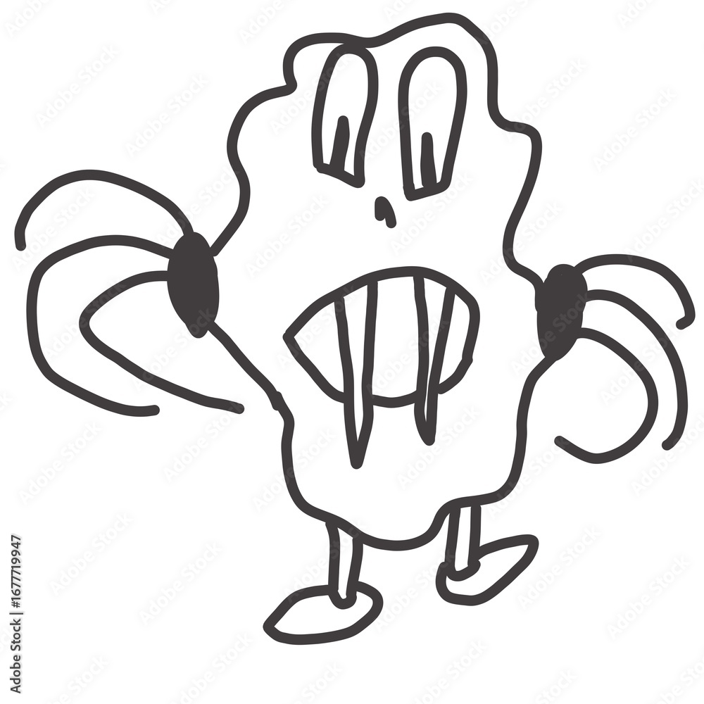 Obraz premium hand drawn vector illustration