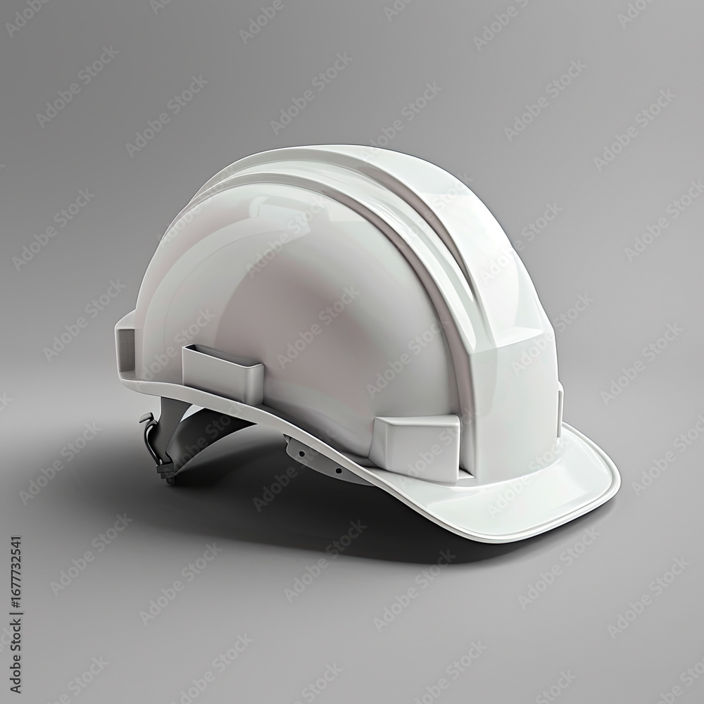 Fototapeta premium Casco blanco de seguridad