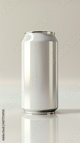 Lata blanca mate