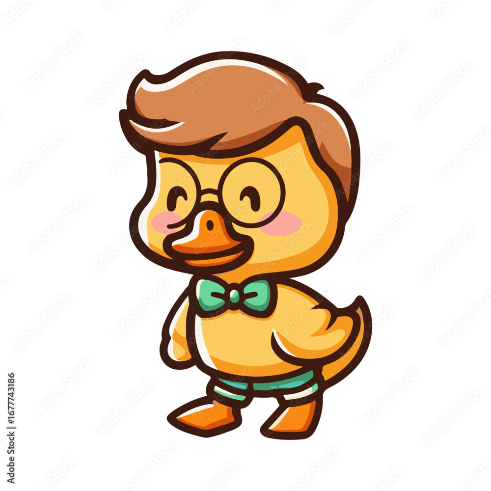Obraz premium duckling illustration design