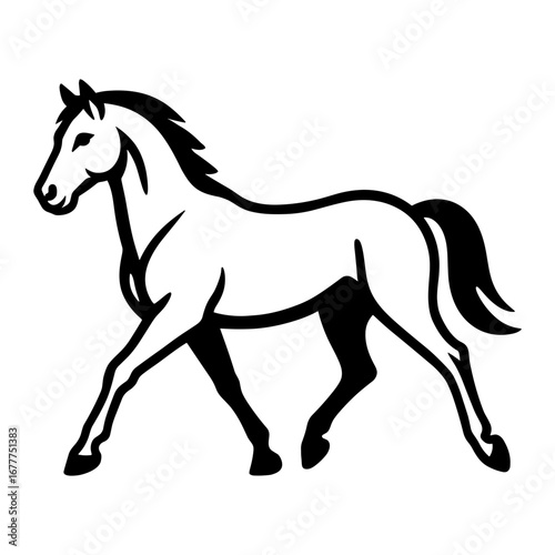 Horse Trotting