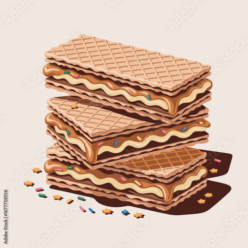 Obleas con Arequipe Colombian Wafers