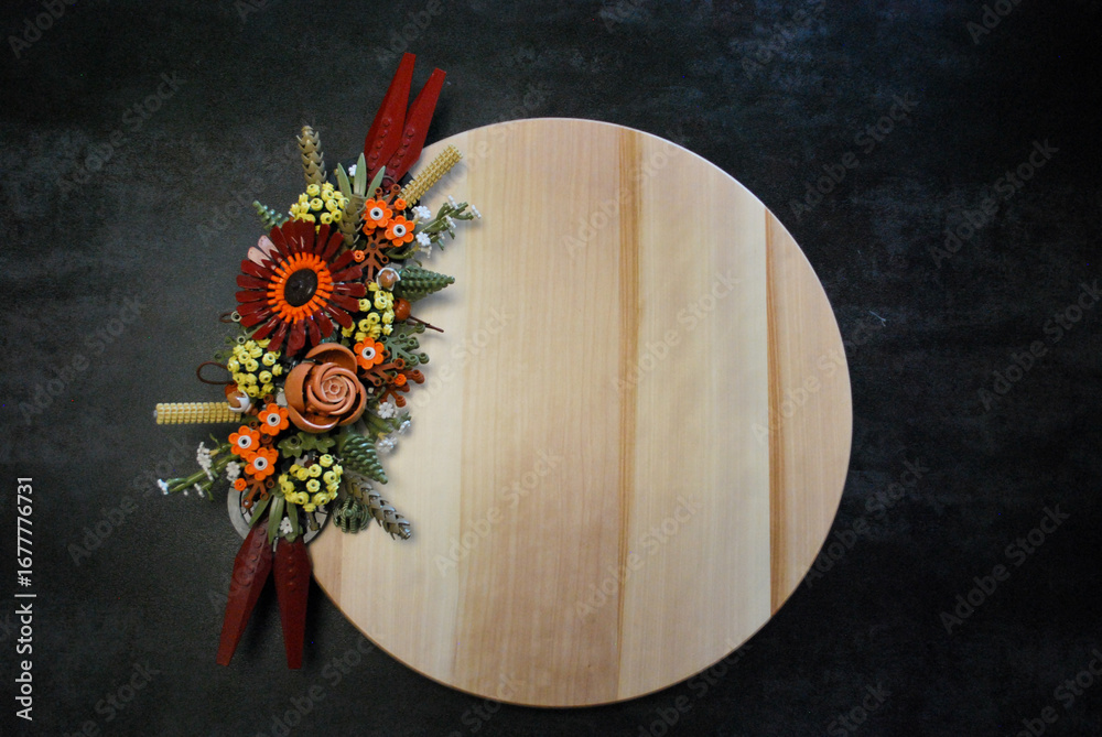 Fototapeta premium Lego flowers - Botanical Collection left