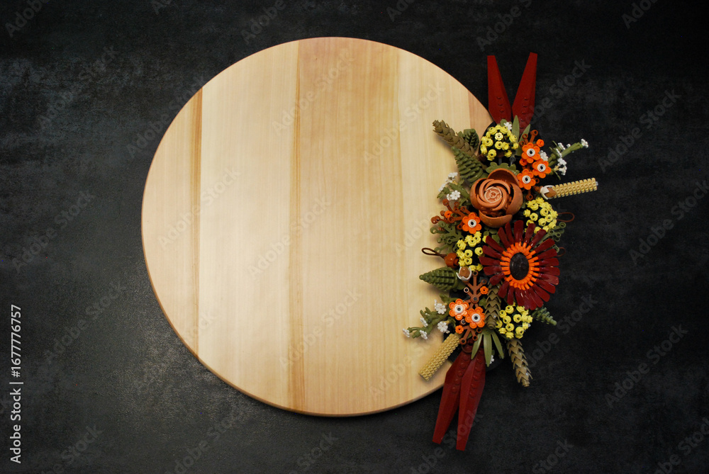 Fototapeta premium Flowers - Botanical Collection - right - Lego