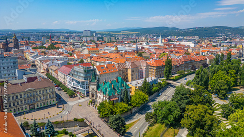 Fényképezés Panorama view of Kosice, Slovakia