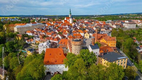 Fotografija Panorama view of Czech town Tabor