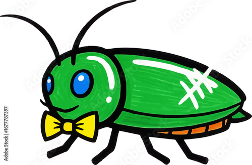 A Dapper and Sparkling Clean Cockroach