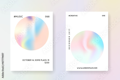Neon Foil. Memphis Vector. Pearlescent Shape. Isolated Prism Backdrop. Minimalist Poster. Plastic Screen. Blue Gradient Paper. Pink Neon Foil