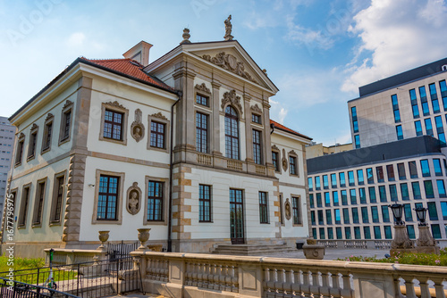 Fotografie Frederic Chopin Museum at the Ostrogski Palace building in Warsa
