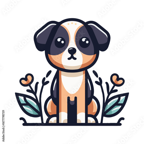 
dog illustration design