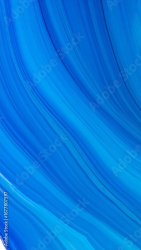 Abstract flowing blue stripes