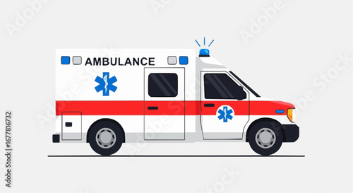 Health, medicine and nursing vector  ambulance emergency vehicle healthcare medical transport rescue service paramedic hospital urgent care vector art