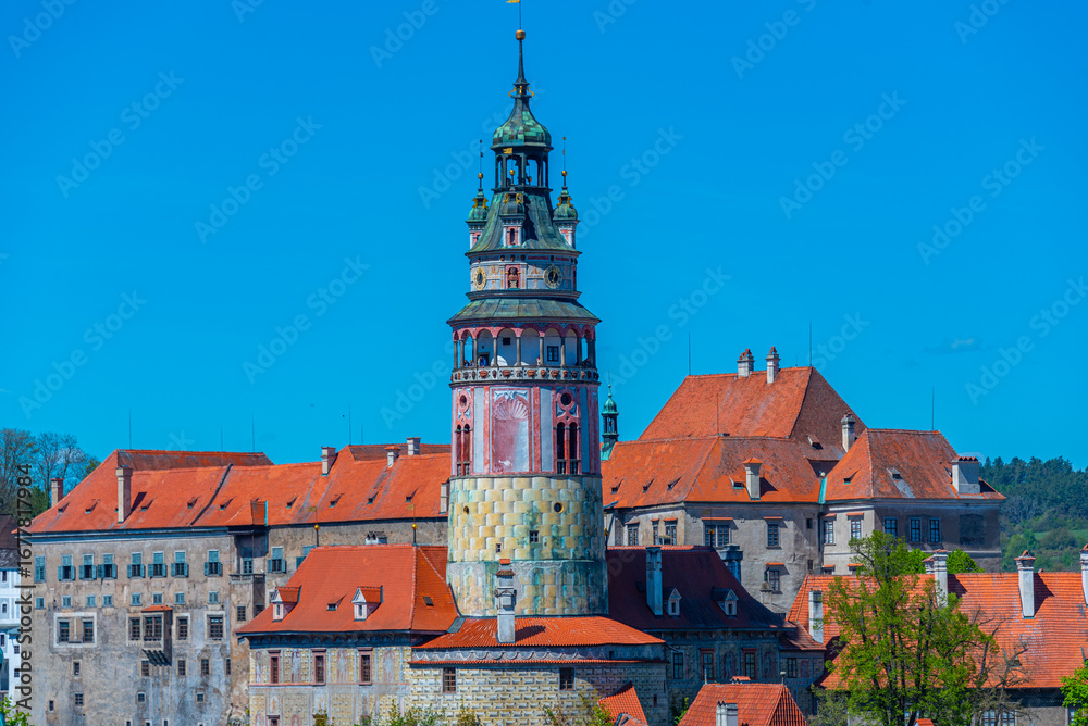 Obraz premium Castle at Cesky Krumlov in Czech republic