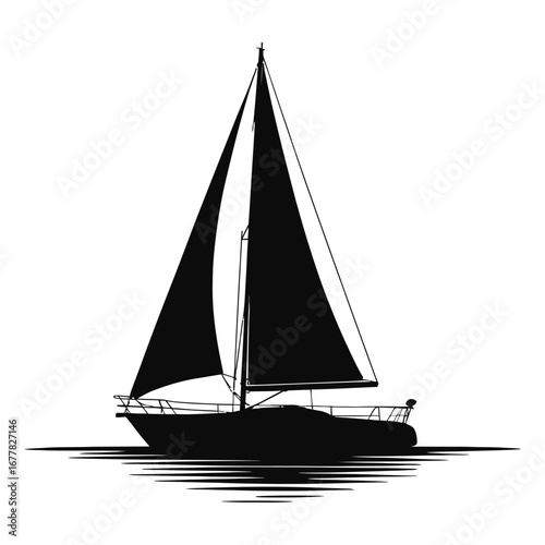 sailing ship silhouette