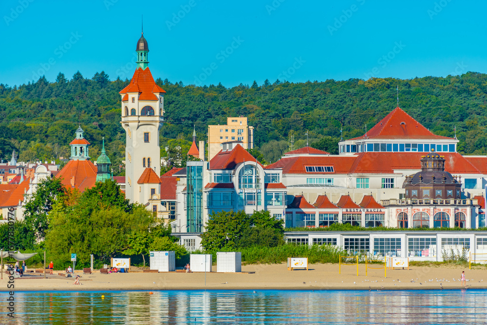 Fototapeta premium Balneological Institute in Sopot, Poland