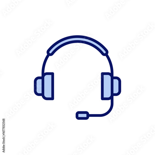 Headphone icon vector. Headvector sign and symbol