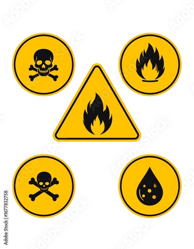Hazard warning signs