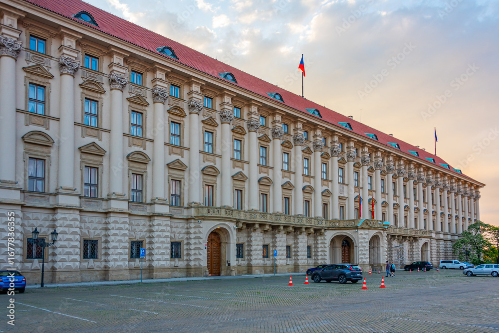 Naklejka premium Ministry of foreign affairs of the Czech republic in Prague, Cze