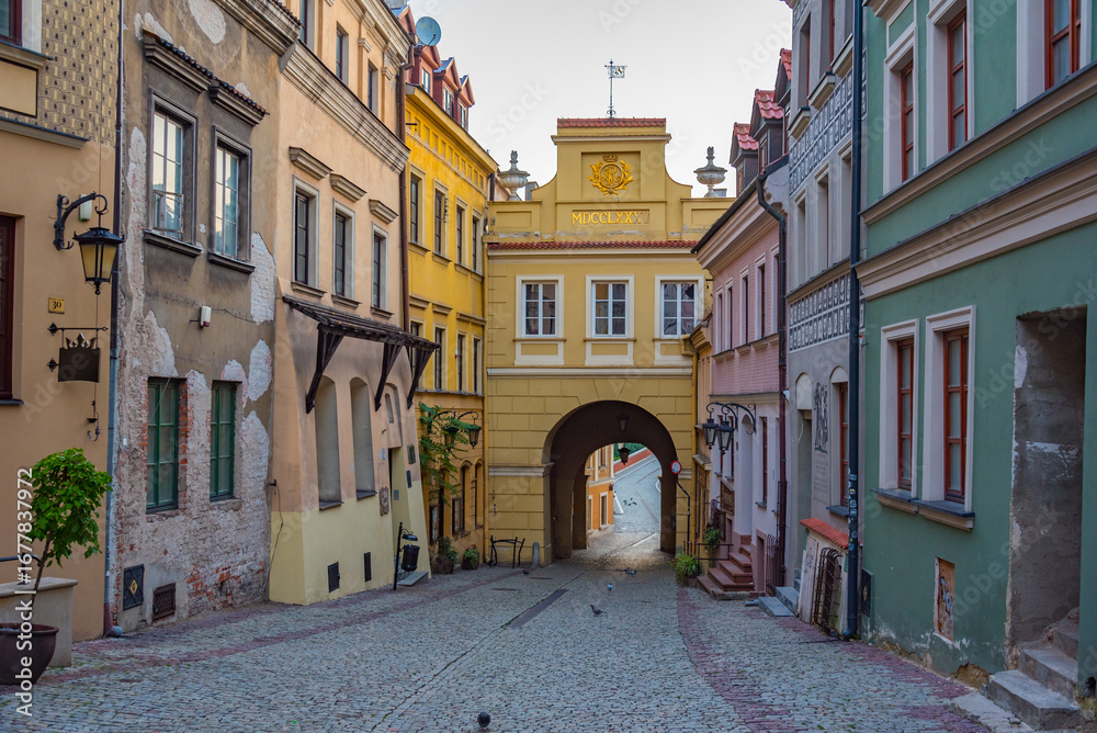 Fototapeta premium Grodzka gate in the old town of Lublin, Poland