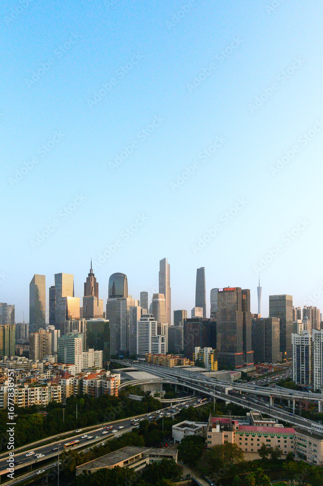 Fototapeta premium Guangzhou Skyline, China