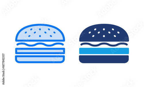 Burger icon vector illustration. burger sign and symbol. hamburger