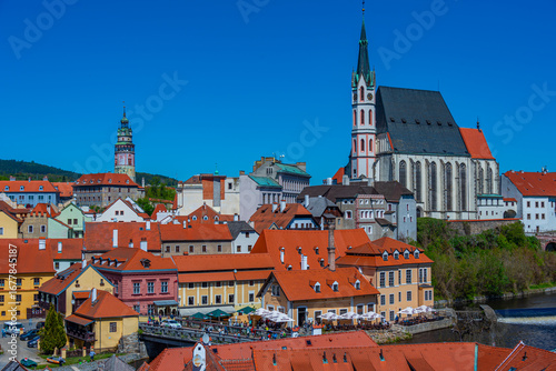 Wallpaper Mural Saint Vitus church in Cesky Krumlov, Czech republic Torontodigital.ca