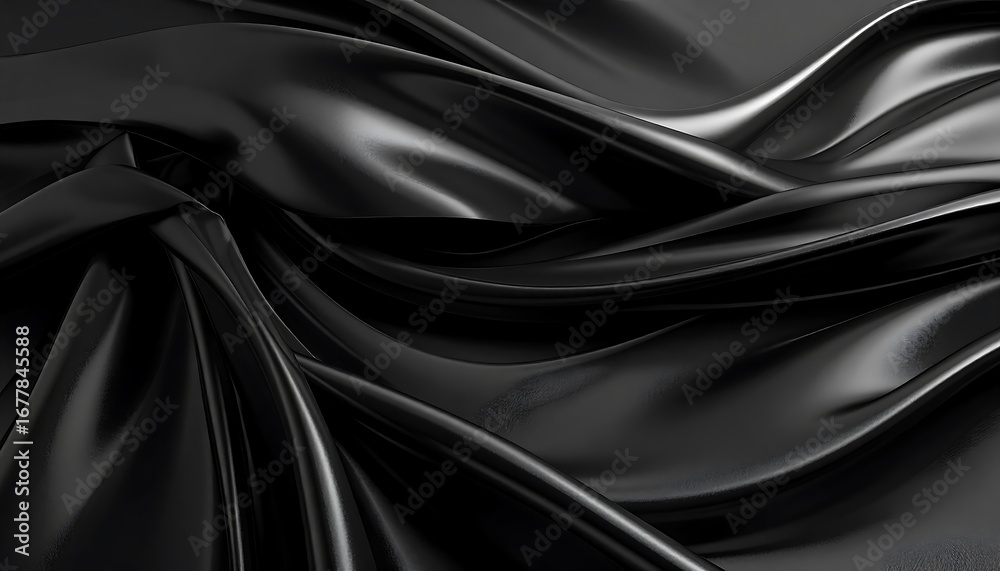Obraz premium black silk background