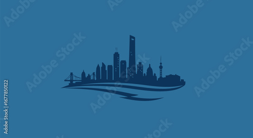 City Skyline Silhouette.