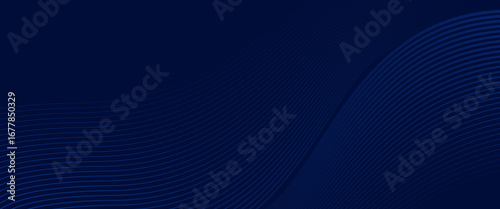 Premium background design with diagonal dark blue lines pattern. Vector horizontal template for digital luxury business banner