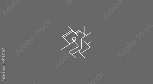 Abstract Geometric Network Design with Intersecting Lines and Central Circle.