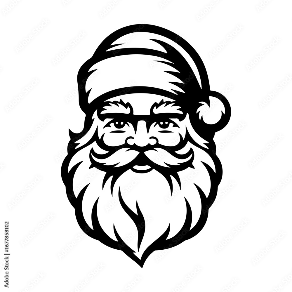 Obraz premium Santa Clause. Vector Design Isolated on White Background