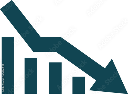 Declining bar chart