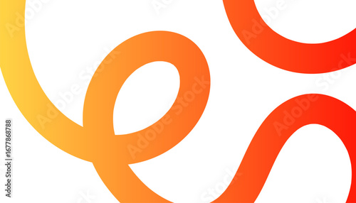 Abstract wavy line background , gradient color shapes pattern with bold wave lines ( orange and yellow ) .  Modern, dynamic, and creative illustration perfect for graphic projects, textures, art