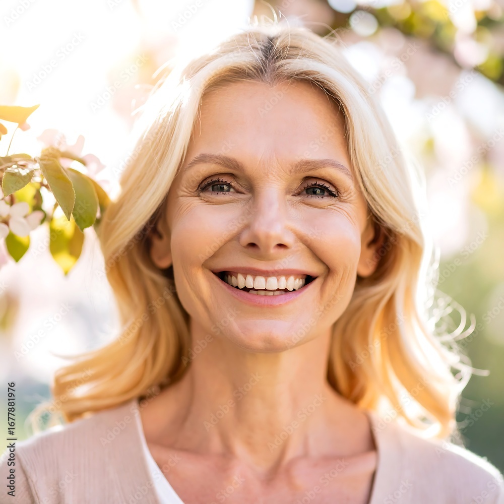 Fototapeta premium Happy woman outdoors