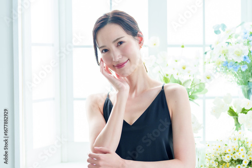 女性 ポートレート ビューティー 花 Free Download 女性 ポートレート ビューティー 花 - GFXLoad