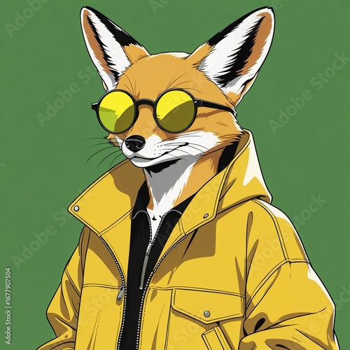 fox in the zoo