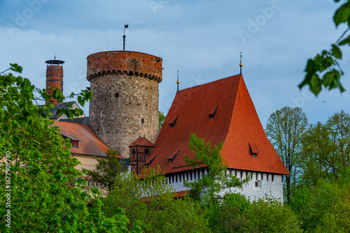Fotografija Kotnov castle and Bechyne gate in Tabor, Czech republic